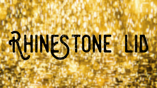 Rhinestone lid